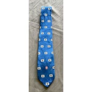 MLB Chicago Cubs Silk Tie with W
